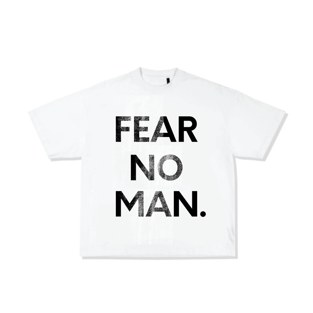 FEAR NO MAN oversized tee